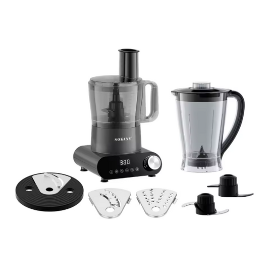 Sokany SK-03063 7-in-1 Digital Food Processor & Juicer Blender