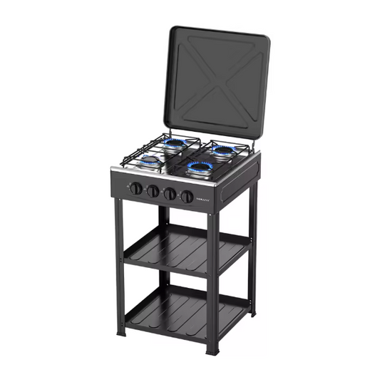 Sokany SK‑07020 4‑Burner Gas Stove with Stand