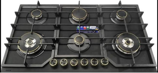 BOLESI BUILT IN GAS- 6 Gas Burners (includes 2 Wok burners for intense heat)
