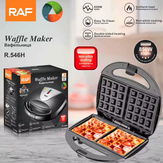 RAF R.546H 850 W Waffle Maker (Electric Kitchen Appliance)