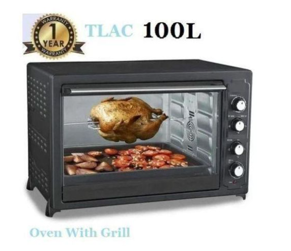 TLAC TL100A‑RML 100 L Electric Oven with Rotisserie — 2800 W Convection & Multi‑Function Cooker
