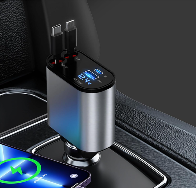 4 IN 1 CAR CHARGER