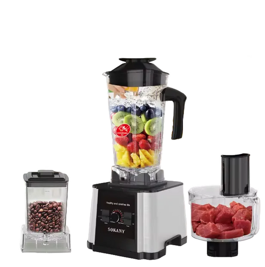 Sokany SK-03073 6000W 8-in-1 Multifunctional Food Processor Blender