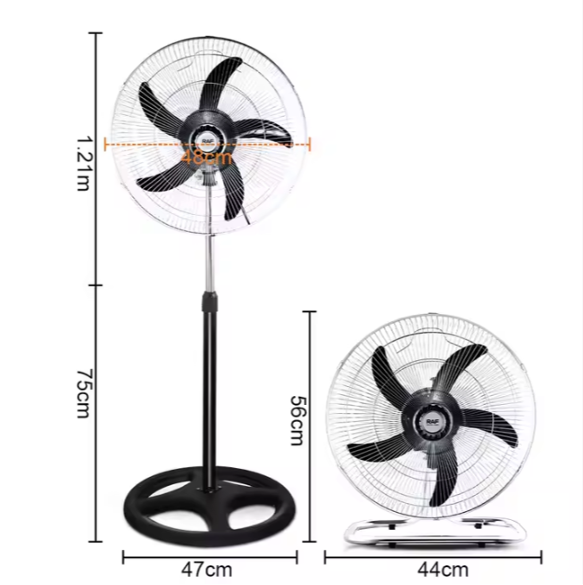 RAF Electric Standing Fan 16-Inch Pedestal Floor Fan