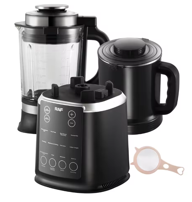 Multifunction R 2859 2 in 1 Screen Display Juicer Mixer Grinder Heating Professional Electric Blender