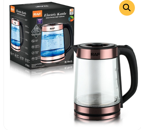 RAF R.7813 Electric Cordless Glass 2.5L Kettle 2000W