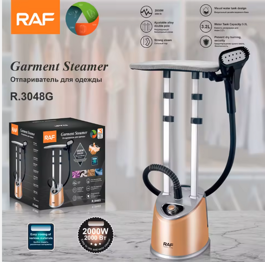RAF Powerful 2000W R 3048 Electric Iron Steam Iron Clothes Standing Garment Steamer with Ironing Board