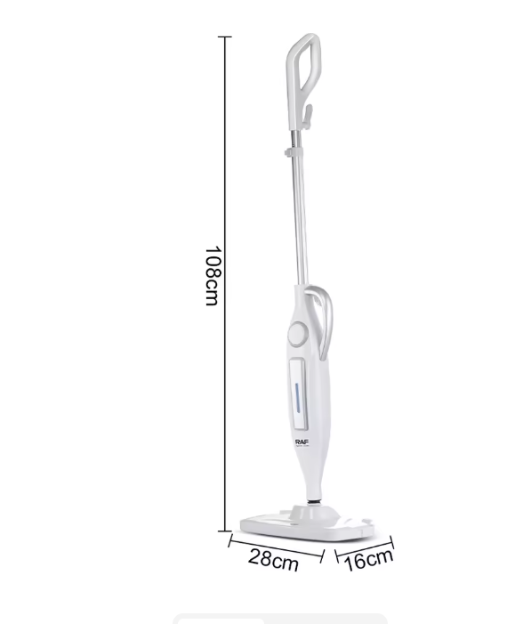 RAF R.8772 Electric Steam Mop 1250W with 7 Heads  - 330ml RAF R.8772 Electric Steam Mop 1250W with 7 Heads  - 330ml