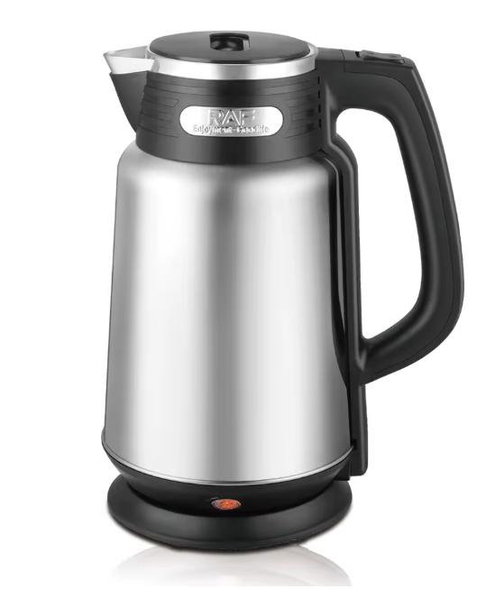 RAF R 7315 Electric Kettle with 2L Capacity Fast Boiling 1500W Heating Durable Stainless Steel Body for Daily Use