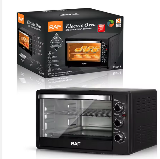 RAF R.5315B 48 L Electric Oven — 1600 W Multifunction Countertop Cooker