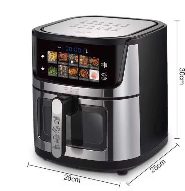 RAF R.50002 9 L Digital Air Fryer — 1950 W Hot-Air Fryer with Touch Control