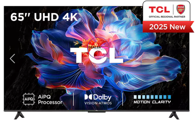 Tcl 65-inch 65V6C 4K HDR Google Tv (NEW 2025)
