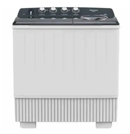 Hisense Washing Machine 20 Kg Twin Tub - White (2 Years Warranty)