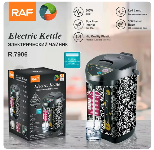 RAF R.7906 Electric 750W Water Kettle (6.8L)