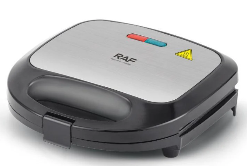 RAF R.546S 4-Slice Sandwich Maker — Stainless Steel Top & Dual Heating, 850W