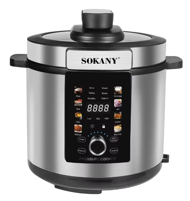 SOKANY Large Panel  Pressure Cooker Stainless Steel Function Cooker SK-07043