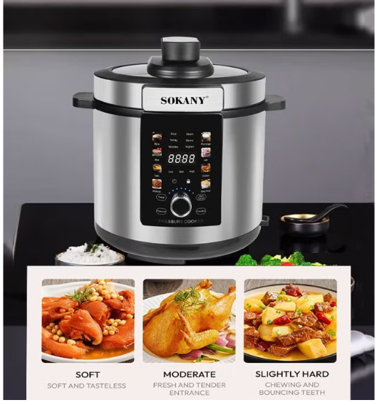 SOKANY Large Panel  Pressure Cooker Stainless Steel Function Cooker SK-07043