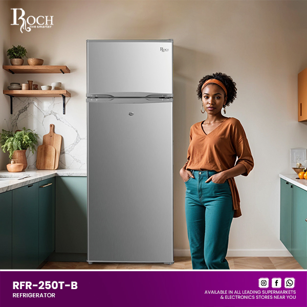 Roch 205L Double Door Fridge – Spacious, Efficient & Fresh Cooling