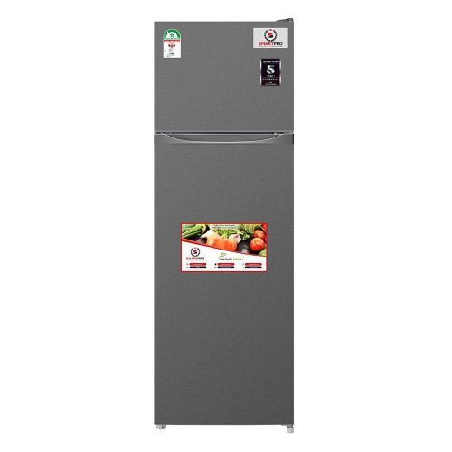 Smart Pro Double Door Refrigerator- Silver SFR-210-DT-I 175L