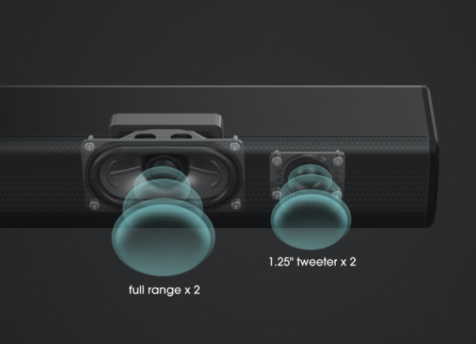 Hisense HS218 2.1 Channel 200 W Soundbar System — Wireless Subwoofer, Bluetooth & Multi‑Input Connectivity