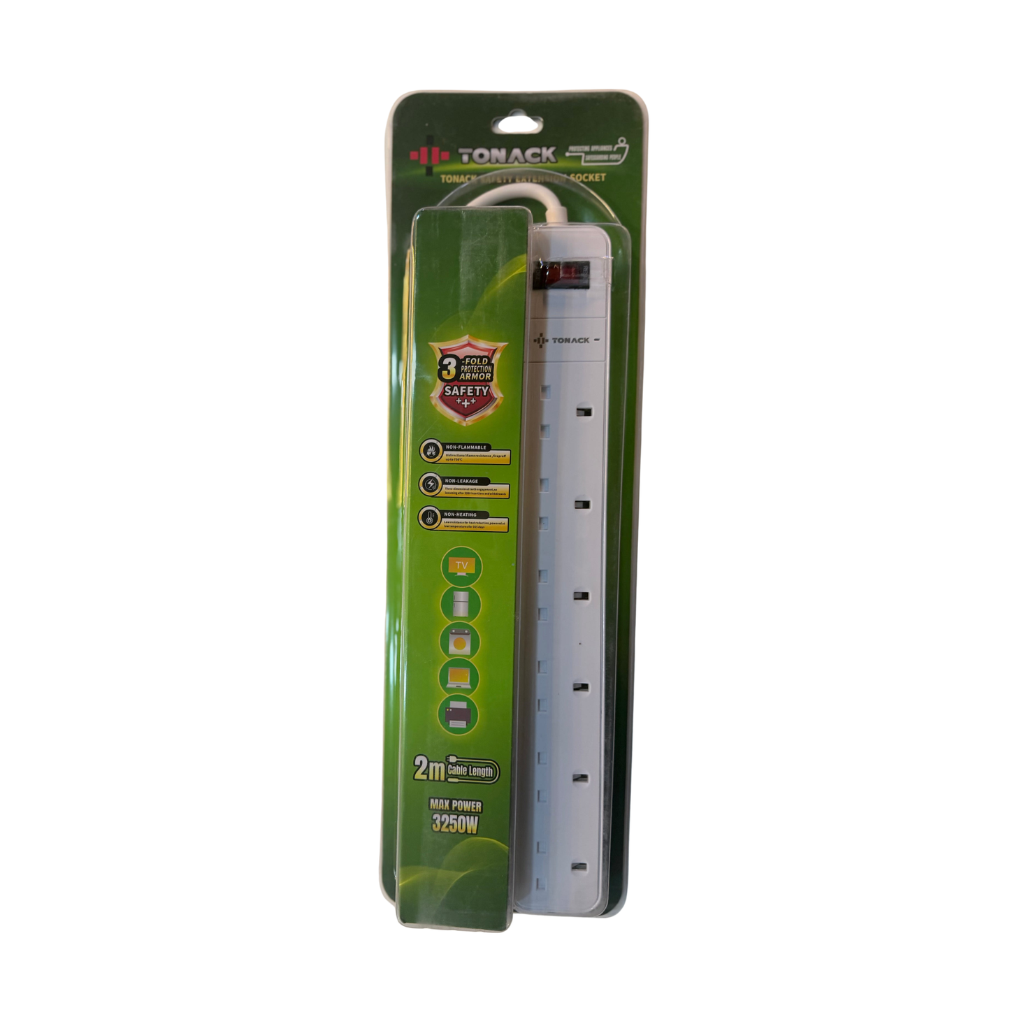 TONAC WHITE 6 WAY EXTENSION TO-BMO6
