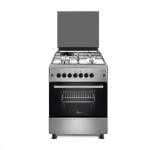 Roch RECK-631-SS 60 × 60 cm Cooker — 3 Gas Burners + 1 Electric Hot Plate with Electric Oven & Rotisserie