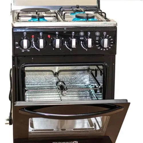 Volsmart Cooker 3 gas+1 electric plate 60x60cm