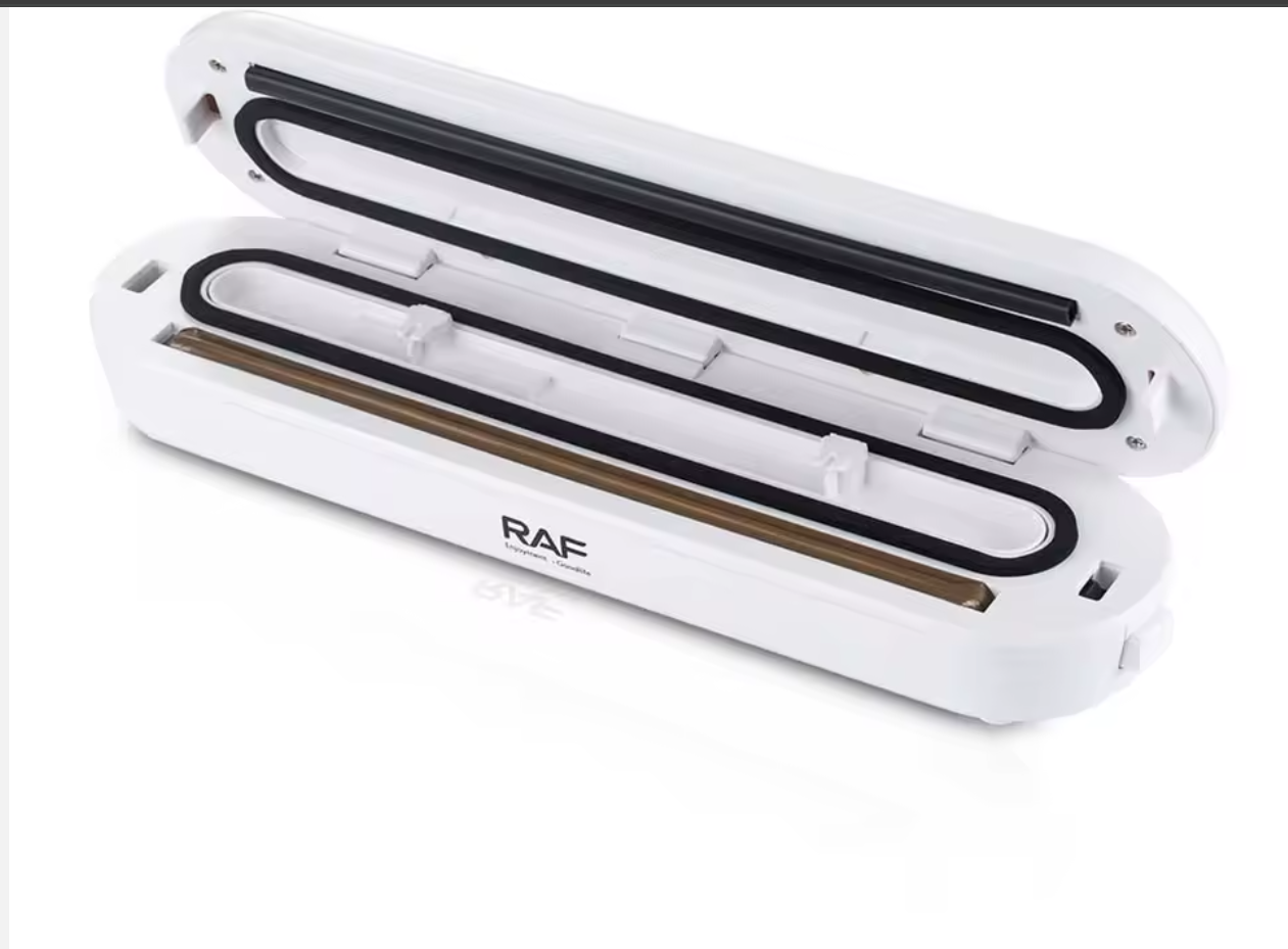 RAF R 74001 Vacuum Sealer Machine Strong Suction Powerful Sealing System Build-in Cutter and Bag Storage