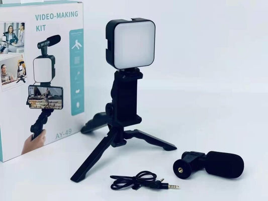 AY49 Video Making Kit with Video Light