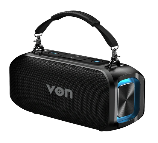 Von VPS20X5LEK Bluetooth Portable Party Speaker IPX5 20W