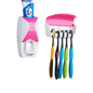 Toothbrush Holder Automatic Toothpaste Dispenser Set