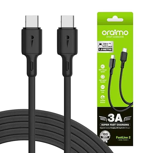 Oraimo Type C to Type C Cable – OCD-154CC