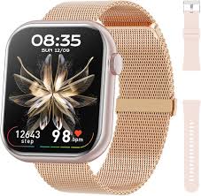 Smart Watch for Women Men Fitness Tracker with Heart Rate Sleep Monitor AI Voice Control Pedometer Fitness Watch,IP68 Waterproof Smart Watch for Android iPhone