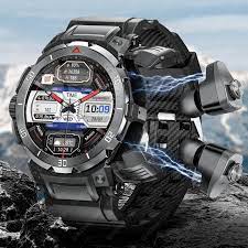 New Smart electronic Military Watch 1.46IPS HD screen battery support work days appearance alloy make waterproof outdoor watch