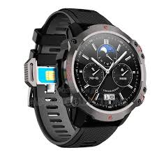 2025 4G Sim Card  AMOLED Sports B5 Round Smart Watch GPS Bluetooth Call Waterproof Activity Tracker with Camera