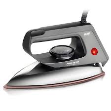 RAF Pro Heat Dry Iron, 1000 Watt, Black - R.1354