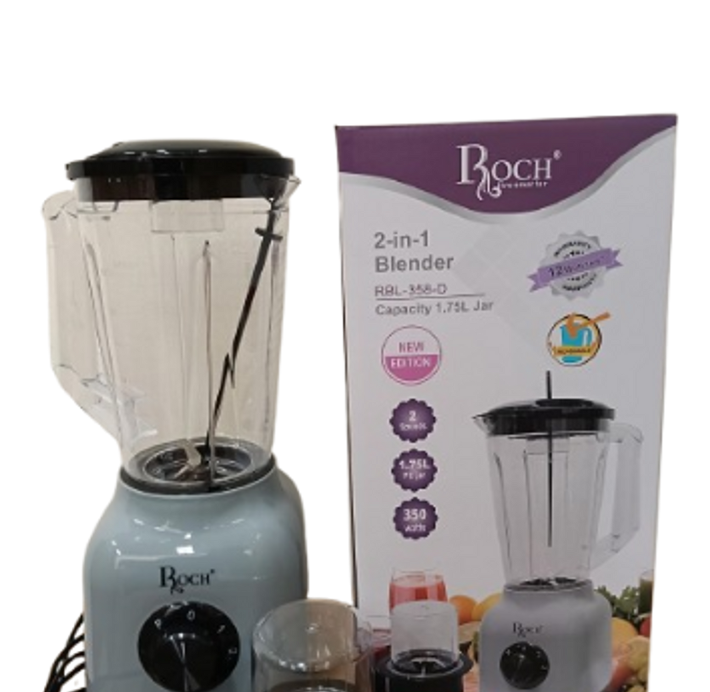 ROCH RBL-376-D 2-in-1 Blender