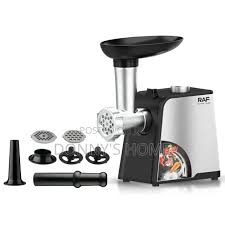 RAF R 3392 Stainless Steel Home Meat Bone Grinder Electric Sausage Stuffer Meat Mincer Slicer Meat Grinder