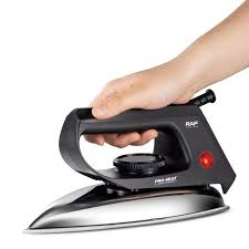 RAF Pro Heat Dry Iron, 1000 Watt, Black - R.1354