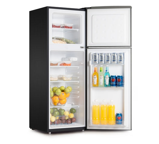 Von VRT-138DRHX Double Door Fridge 138L - Inox
