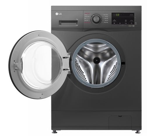 LG F4J3TYG6J Front Load Washing Machine, 8KG