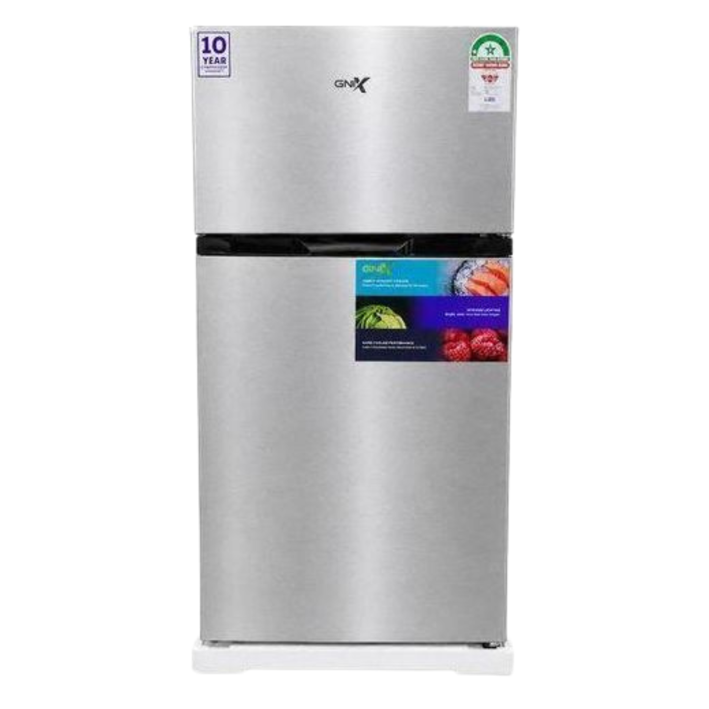 GNIX 247L No Frost Double Door Refrigerator GL-FR227-NF-S