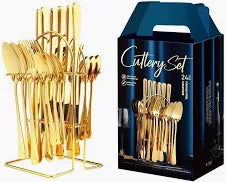 Cutlery set (Gold)