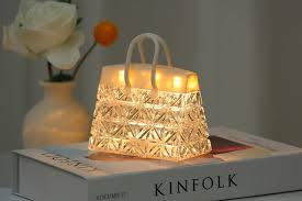 Romantic LED Handbag Table Lamp