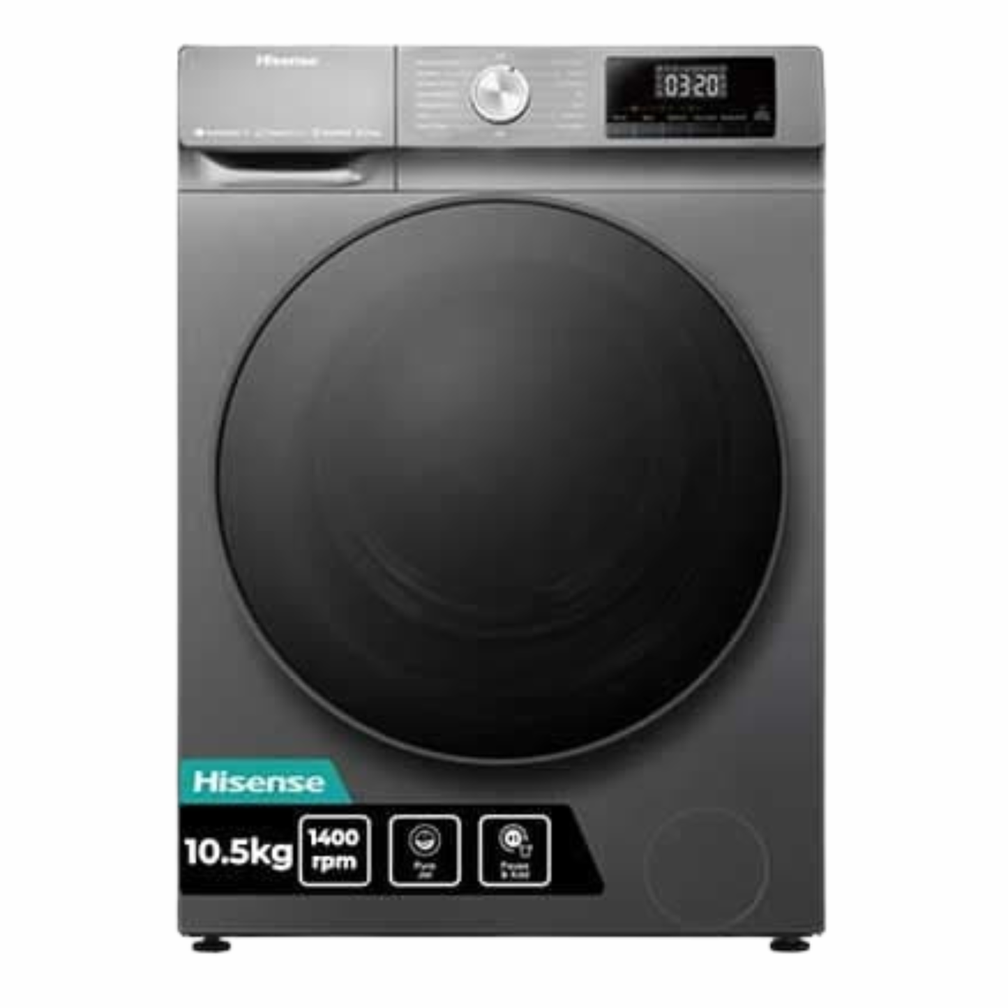 HISENSE 10.5KG FRONT LOAD WASHING MACHINE