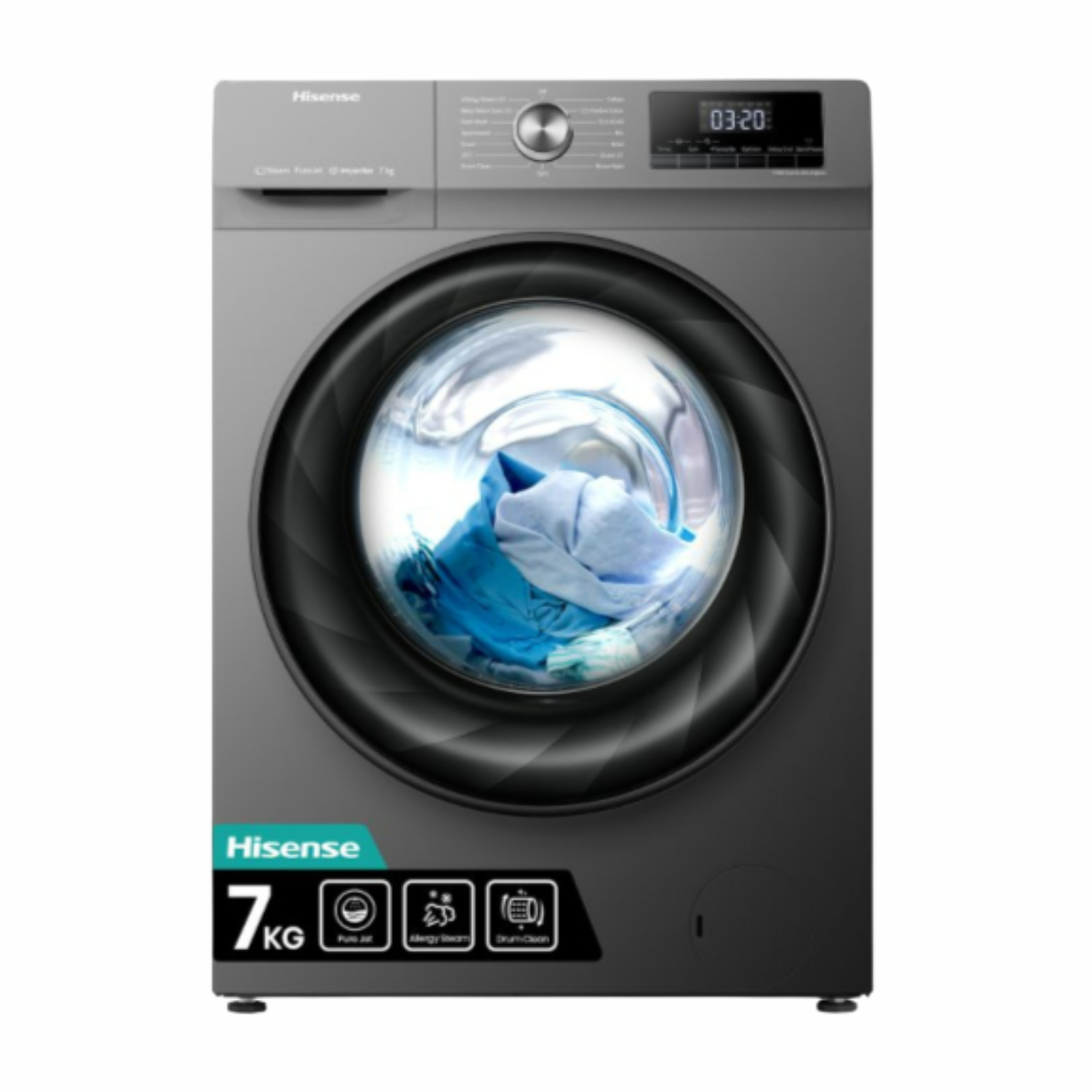 HISENSE WASHNG MACHINE 7KG FRONT LOAD