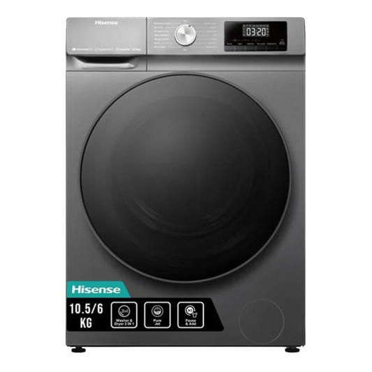HISENSE  10.5 /6KG FRONT LOAD WASHER DRYER