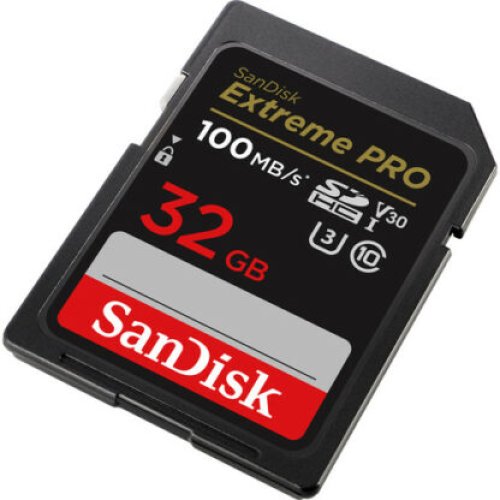 SanDisk 32GB Extreme PRO UHS-I SDHC Memory Card (100mb/s)