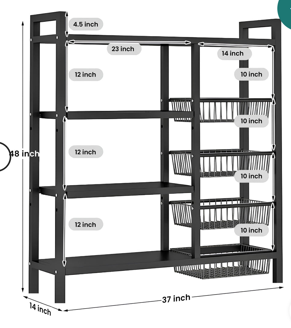 Multifunctional Storage Rack