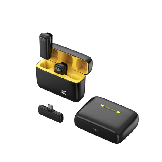 Wireless Mic (B/Yellow Case)-Microphone